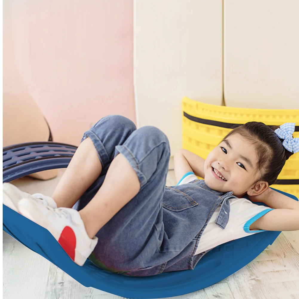 2025 Twisting Balance Board, multifunktionales gebogenes Wellenbrett, rutschfestes Balance Rocker Board, Balance Trainer Board für Jungen und Mädchen Image