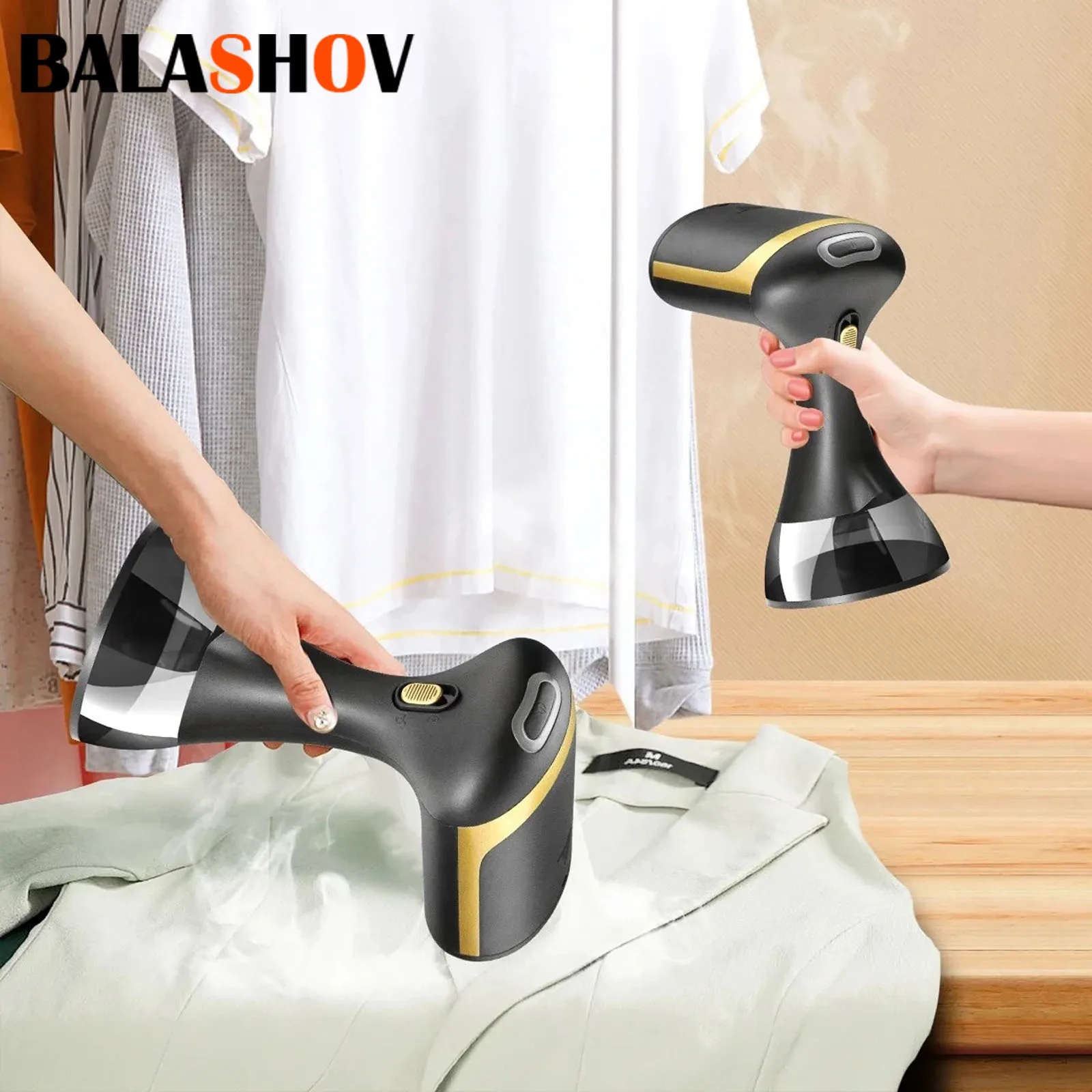 Fer à repasser vapeur à main 1500 W Fer à repasser électrique domestique 220 V Portable Vertical Chauffage rapide pour repasser les vêtements 350 ml