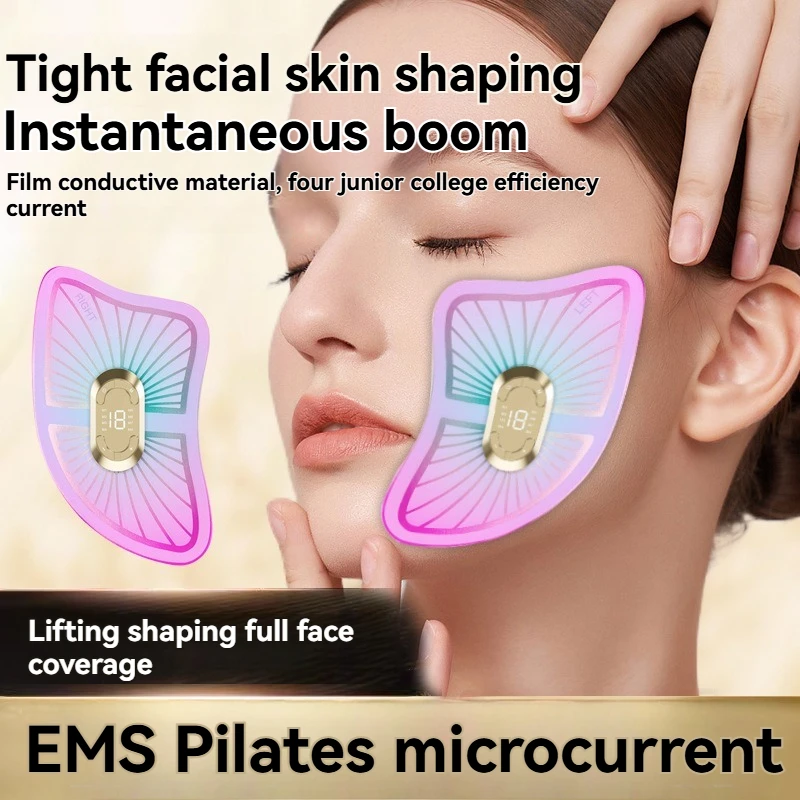 EMS Lifting du visage Massage V visage Machine yeux dispositif de soin du visage réduire les cernes gonflement des yeux Anti-rides vibrer soins de la peau