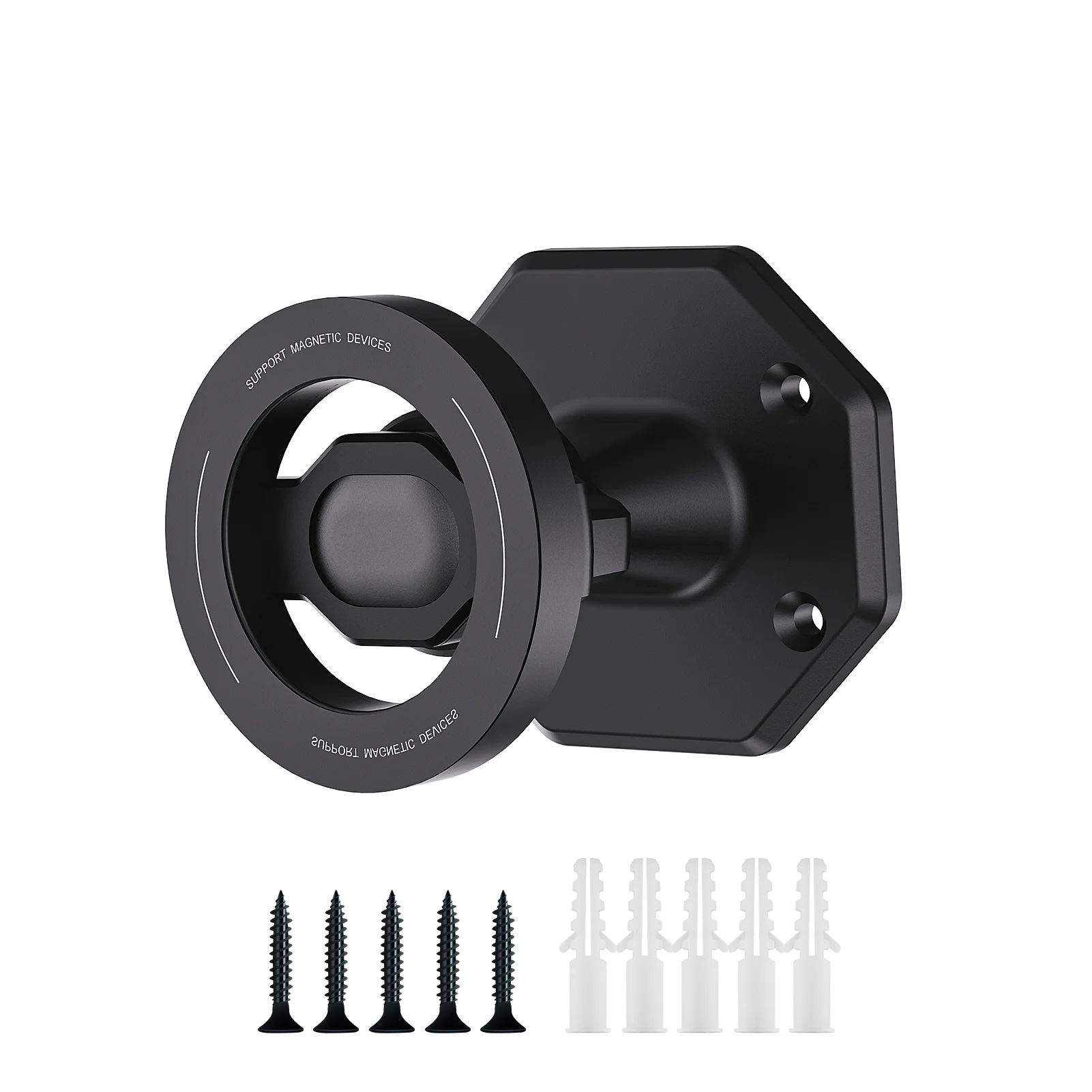 Magnetische Wandhalterung für Smartphones, 360-Grad-Drehung, für Wand/Schreibtisch/Boot, Kompatibel mit iPhone 17 16 15 Pro Max und Allen Smartphones