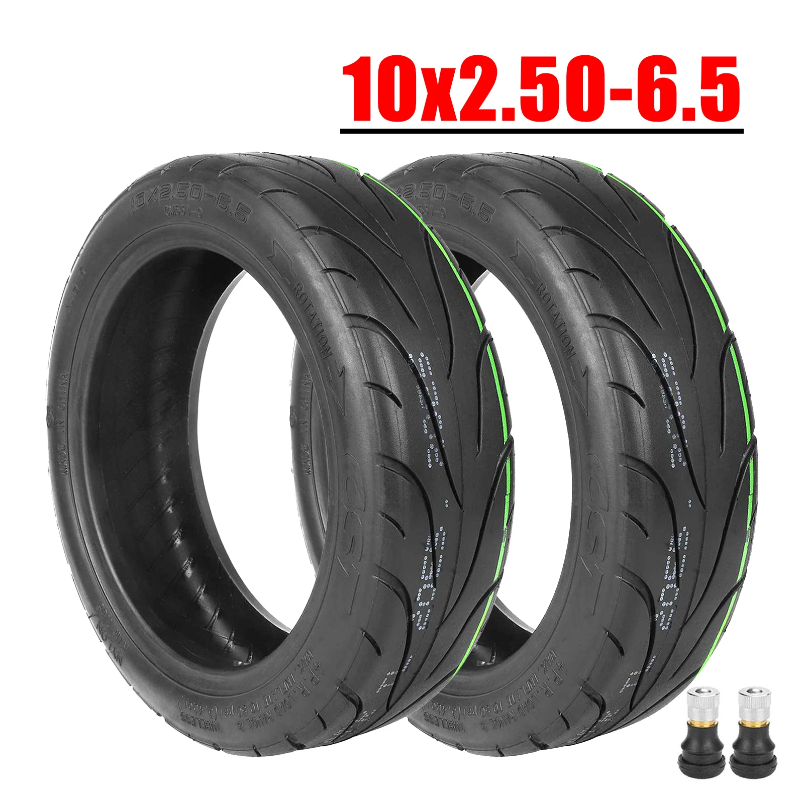 10x2,50-6,5 Höhere Qualität Vakuum Reifen Für Ninebot Max G30 G30D G30E mit INMOTION L9 Elektrische Roller 10 Ih Tubeless reifen Teile Image