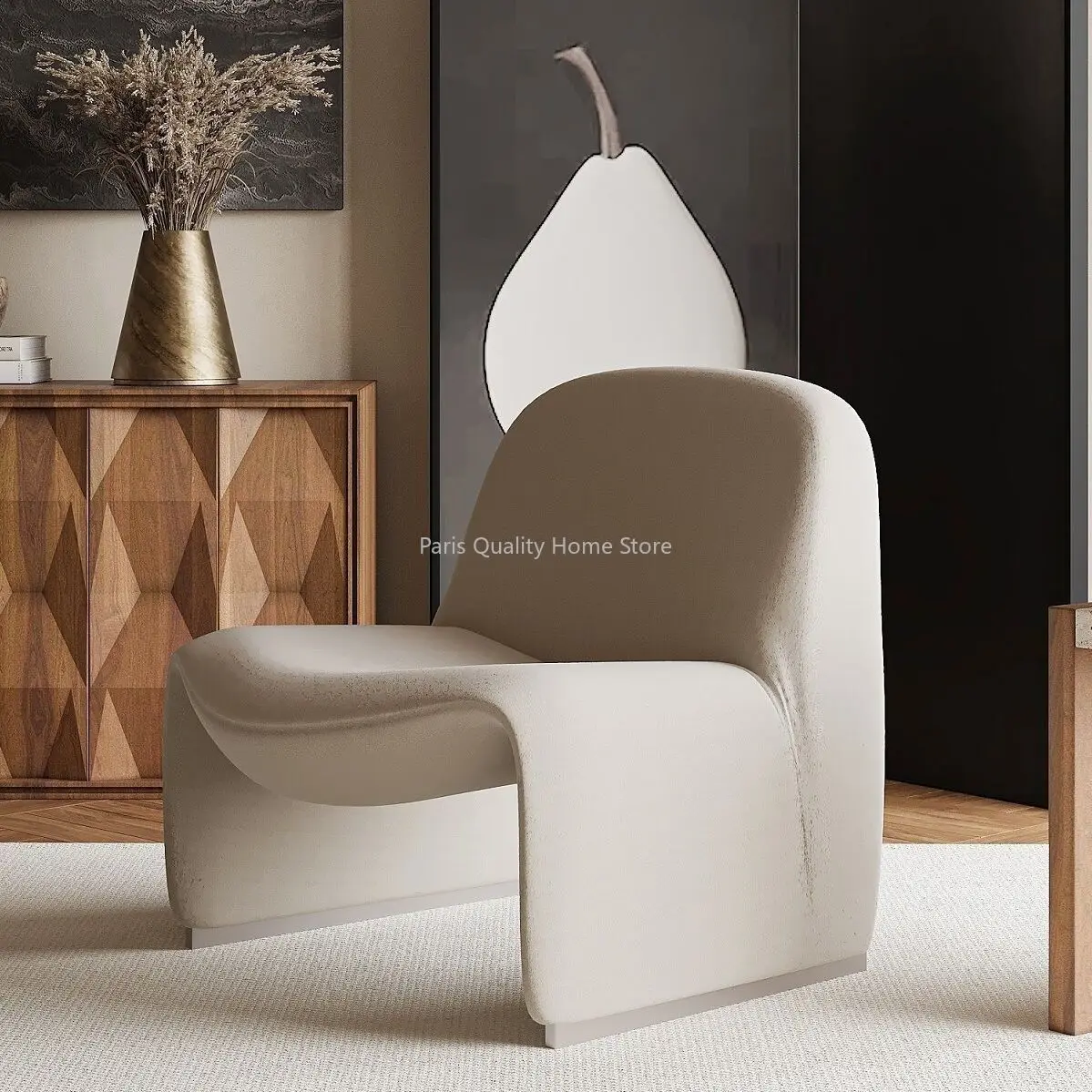 Nordic Einzel Sofa Netzwerk Rot Kreative Designer Hill Stuhl Moderne Einfache Hause Wohnzimmer Freizeit Sofa Stuhl Image