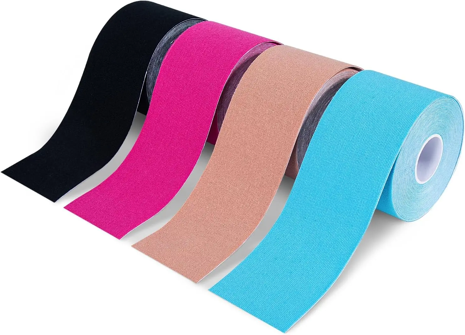 Wasserdichtes, atmungsaktives Kinesiologie-Tape, Knieschoner, Muskelschmerzlinderung, Kniebandage für Fitnessstudio, Fitness, Laufen, Tennis, Schwimmen, Fußball Image