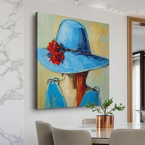 Handgefertigt Ölgemälde Handgemalte Quadrat Abstrakt Berühmt Klassisch Modern Ohne Innenrahmen (ohne Rahmen) Image