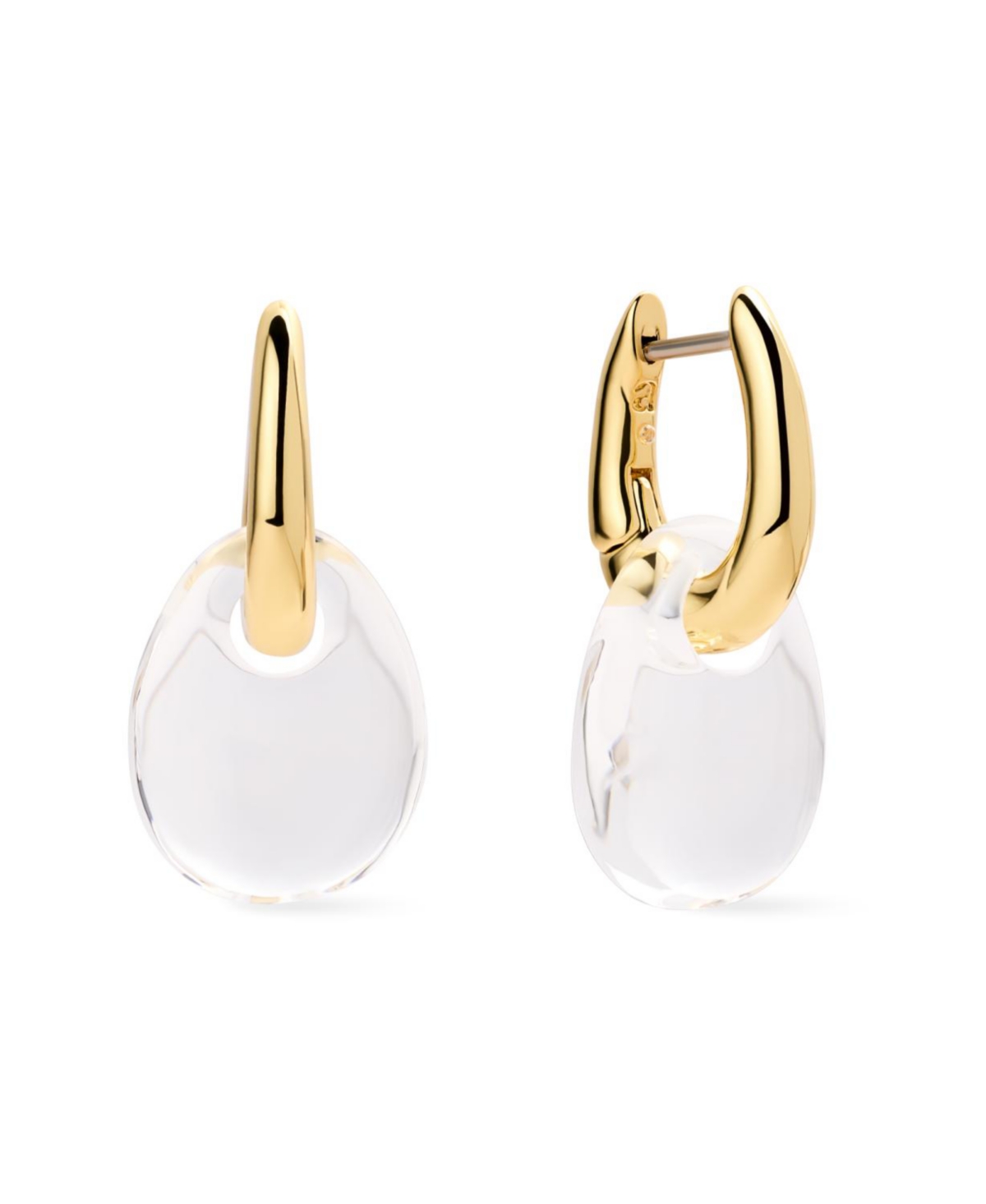 Ana Luisa Kayla Clear Gold Drop Earrings - Gold