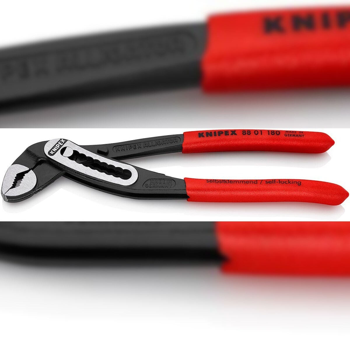 KNIPEX Alligator® Wasserpumpenzange, schwarz atramentiert, 180 mm Image