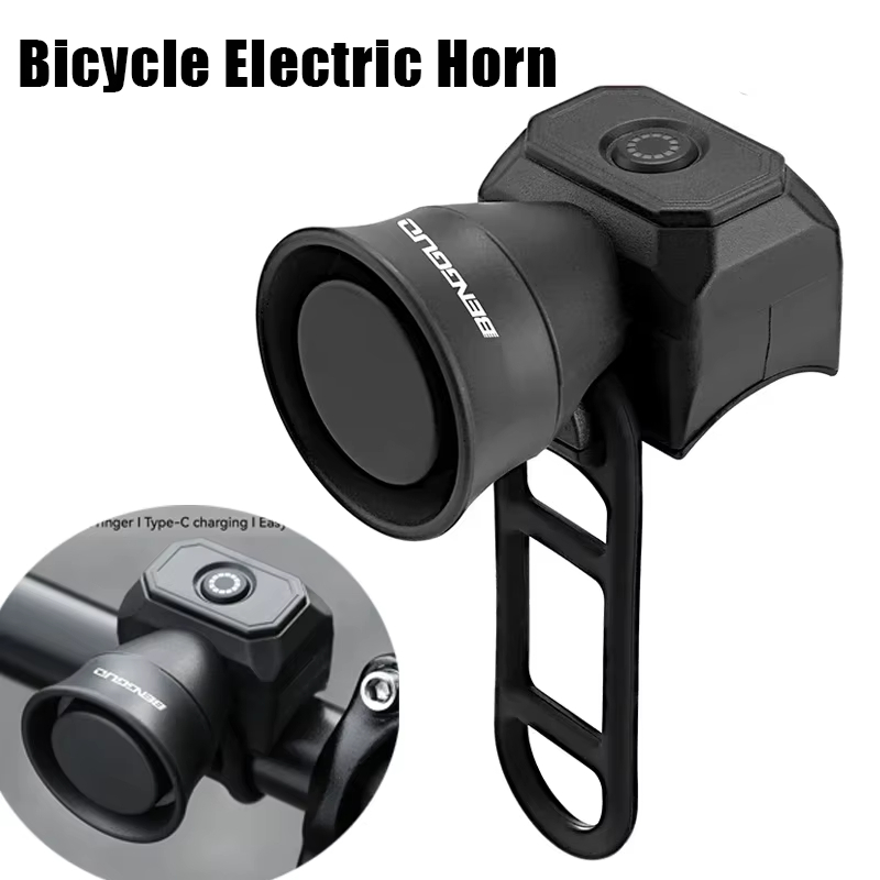 Mini USB Charging Bicycle Horn, Waterproof Mountain Bike Bell, Electronic Bike Bell, Kids Scooter Riding Equipment Mini USB Charging Bicycle Horn, Waterproof Mountain Bike Bell, Electronic Bike Bell, Kids Scooter Riding Equipment
