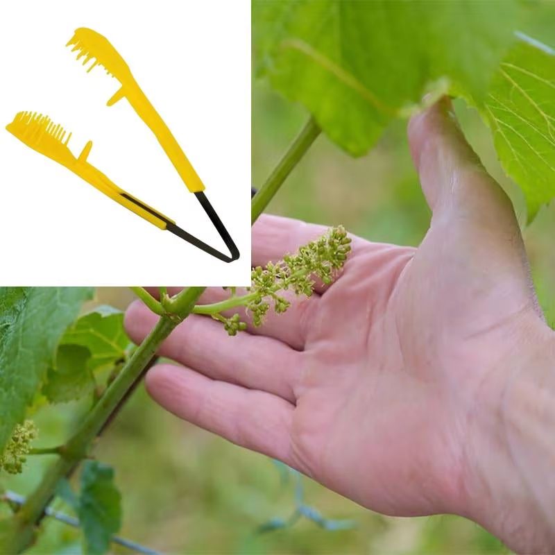 GrapeTrim 6.69 Handheld Pruning & Thinning Clip Precision Bud & Flower Tool For Grape Vines 5pcs Yellow Black