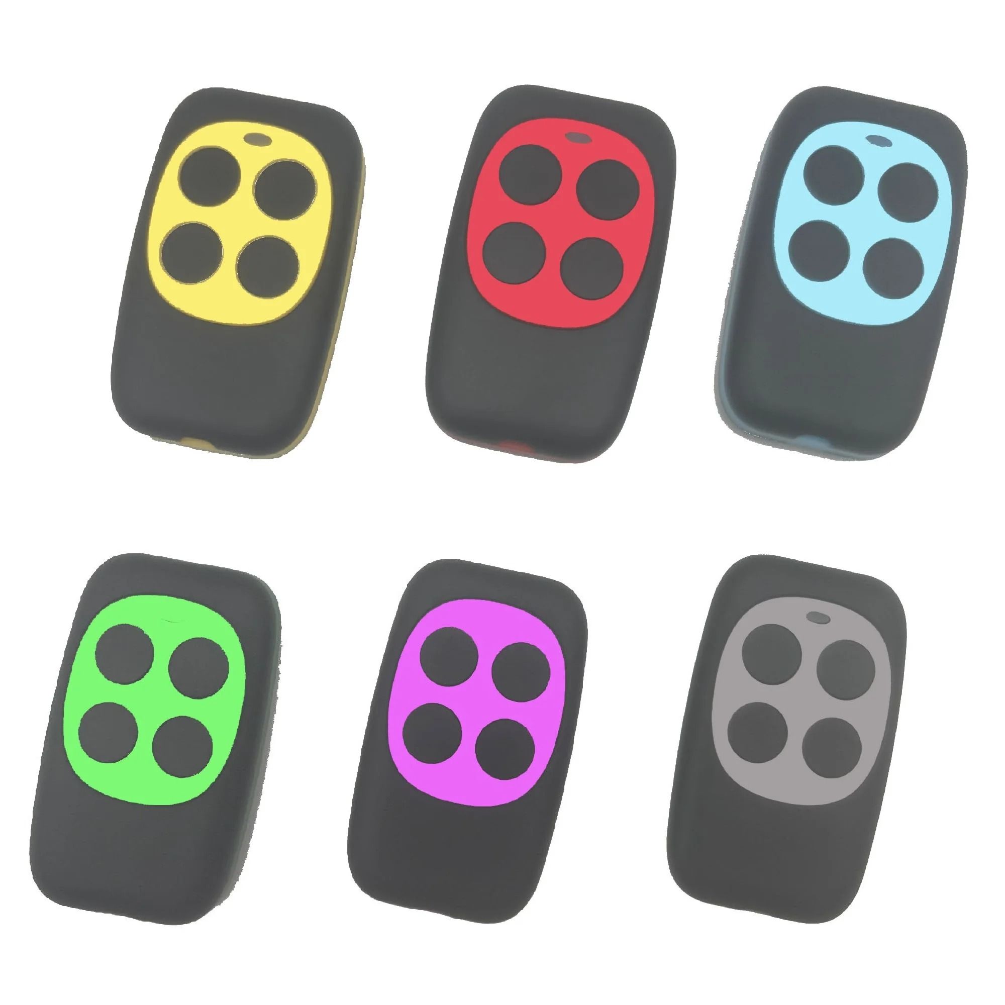 433MHz 4 Button Colorful Remote Duplicator Keychain green