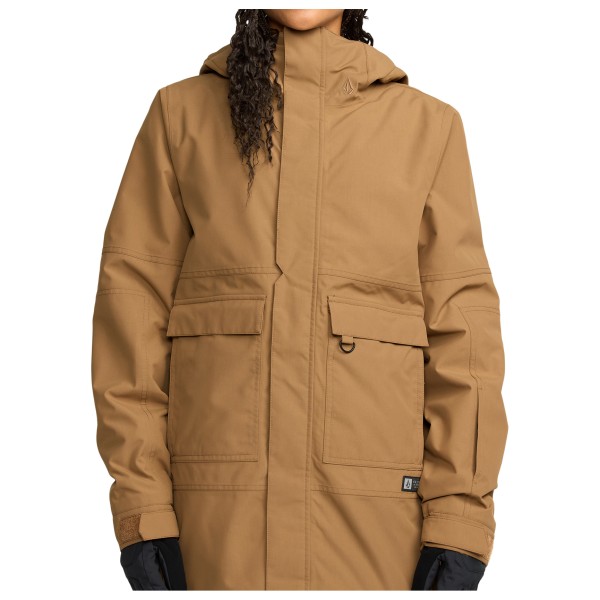 Volcom - Women's QC Cruiser Insulated Parka - Skijacke Gr S beige/braun