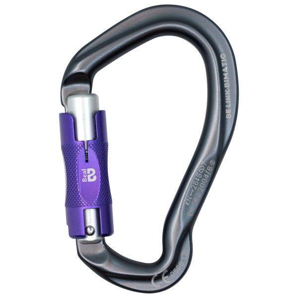 Beal - Be Link Bi-Matic - Verschlusskarabiner grau