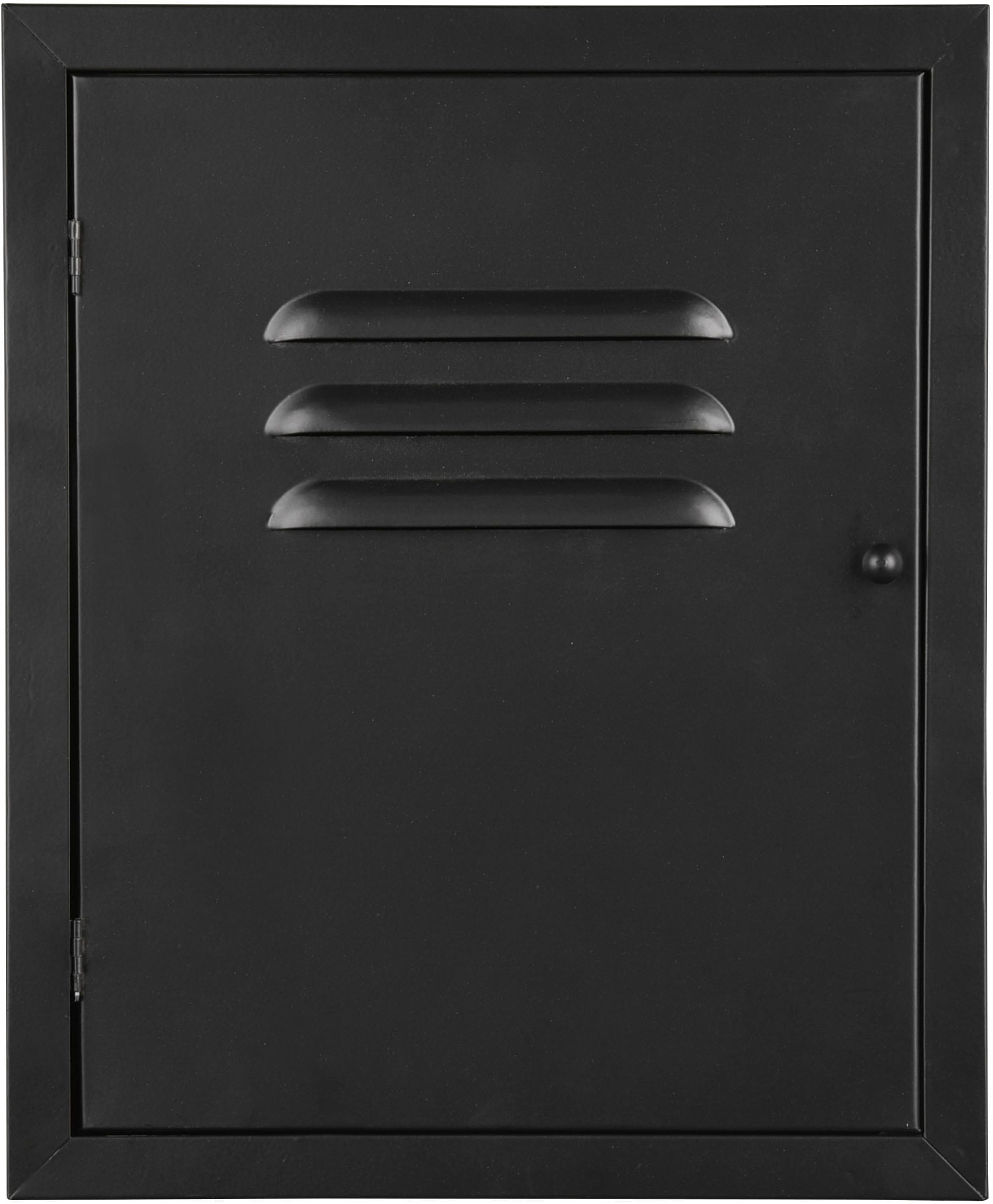 Ablageelement MIRRORS AND MORE "ALICE", schwarz, H:28cm, Metall, Regale