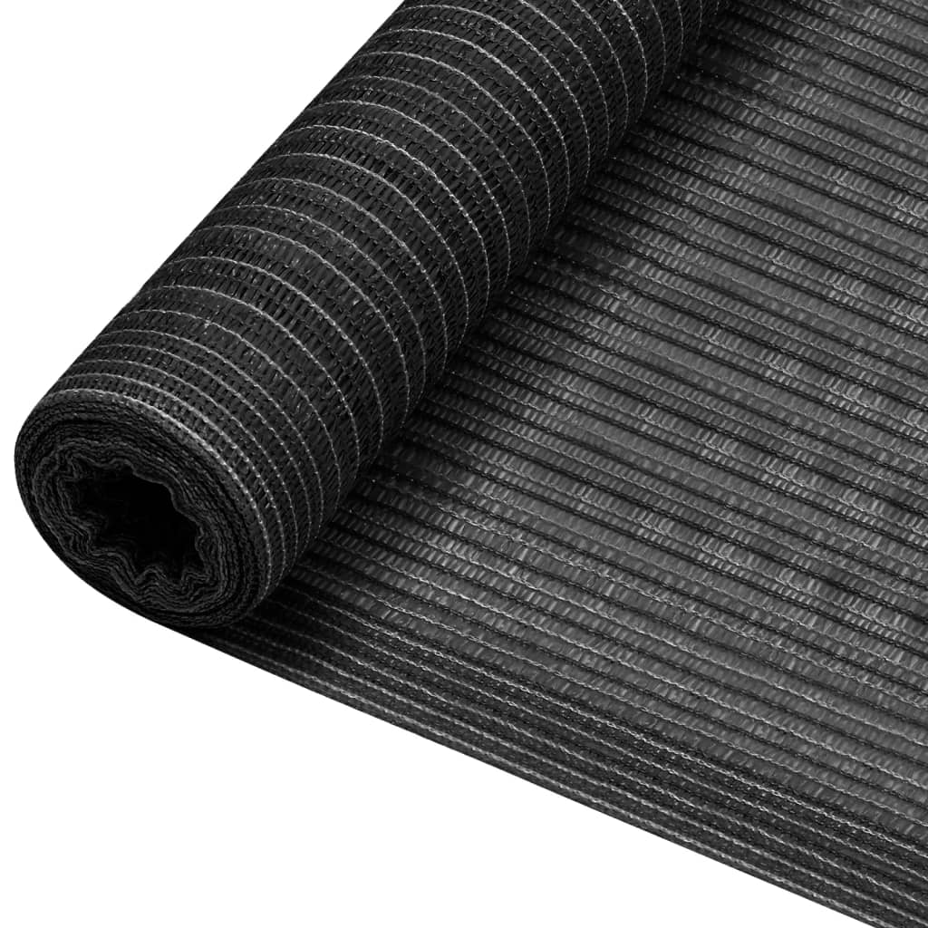vidaXL Zaunblende Anthrazit 1,8x10 m HDPE 195 g/m² Image
