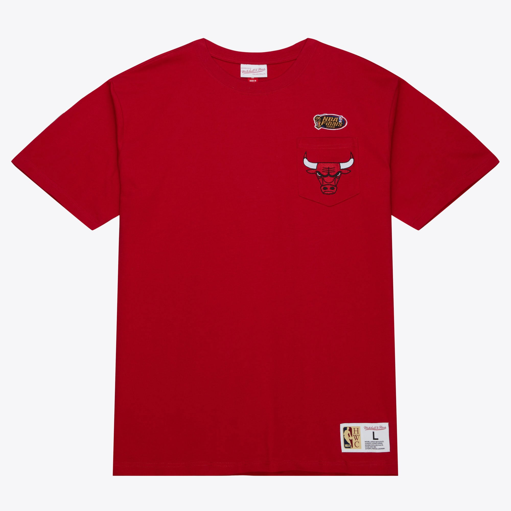 Chicago Bulls Mitchell & Ness Premium Pocket T-Shirt