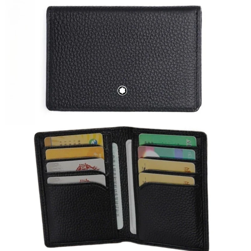 Rfid – portefeuille en cuir Multiple pour hommes, porte-cartes de crédit, Documents minces, blocage Rfid, Clip pour carte de crédit, carte de crédit