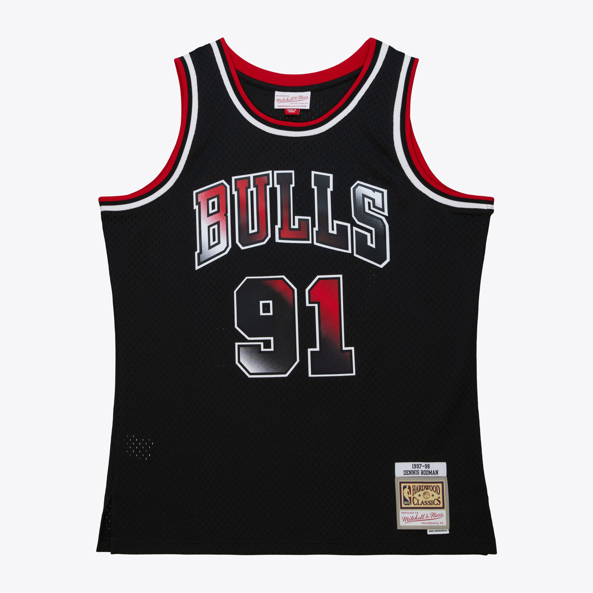 Chicago Bulls Mitchell & Ness Big Face 7.0 Swingman-Trikot Dennis Rodman 1997 Image