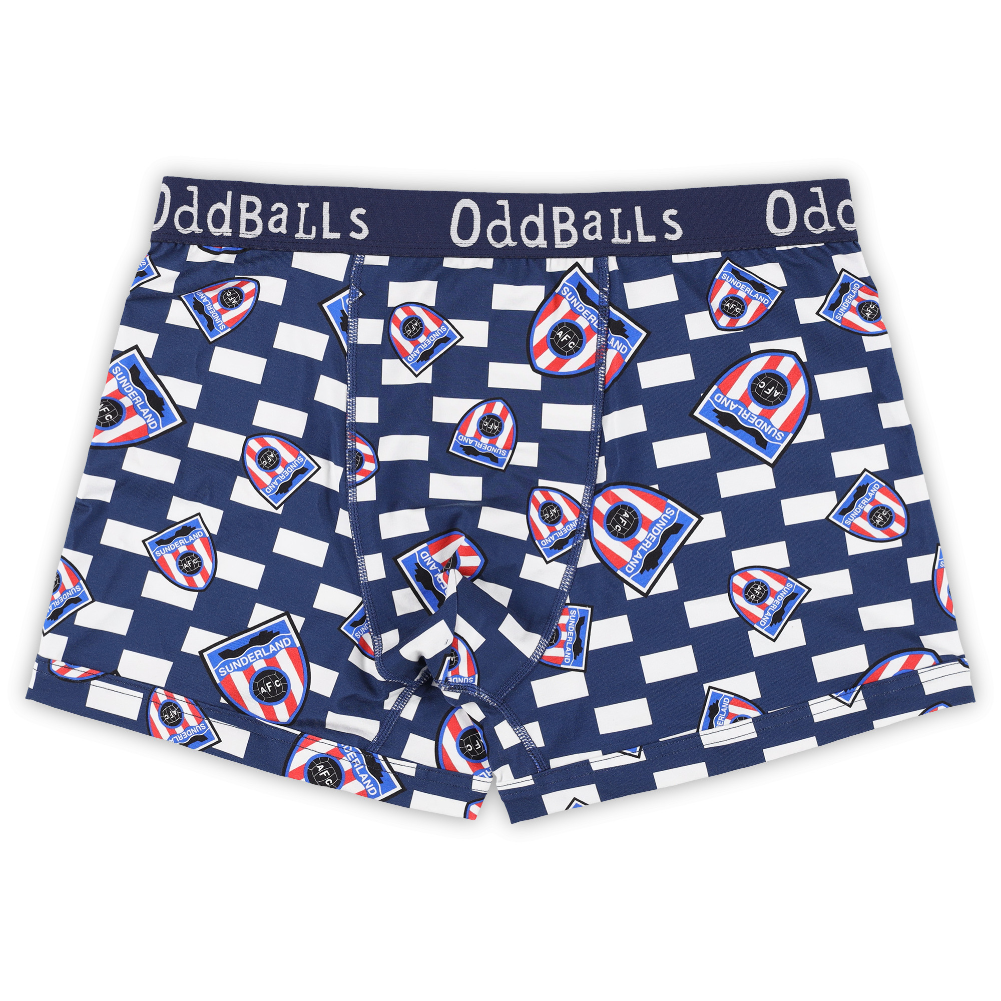 Sunderland Oddballs Retro-Boxershorts – Marineblau – Herren Image