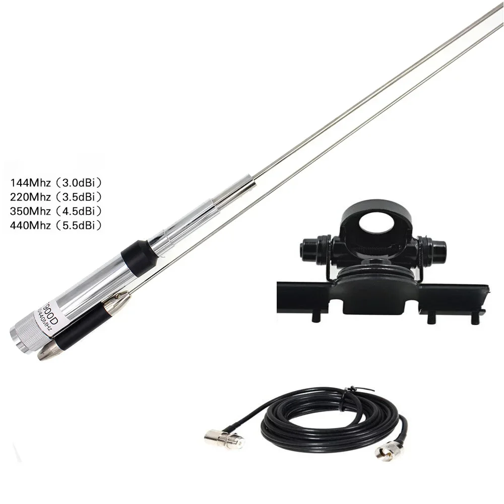 Mobile Radio Quad-Band Antenne 144/220/350/440MHz für QYT KT-7900D Auto Walkie Talkie ANT-7900D mobile Antenne Image