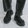 Herren-Derby-Schuhe, PU, dicker Boden, modisch, bequem, lässig, Herrenschuhe, Größe 37–46