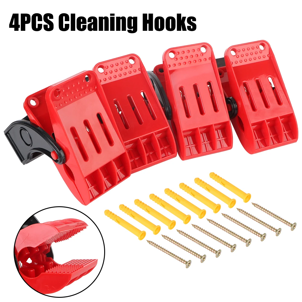 Teppich Waschen Klemme 4Pcs Auto Reinigung Boden Matte Clips Reinigung Haken Multifunktionale Yoga Matte Clip Werkzeuge Auto Zubehör Image