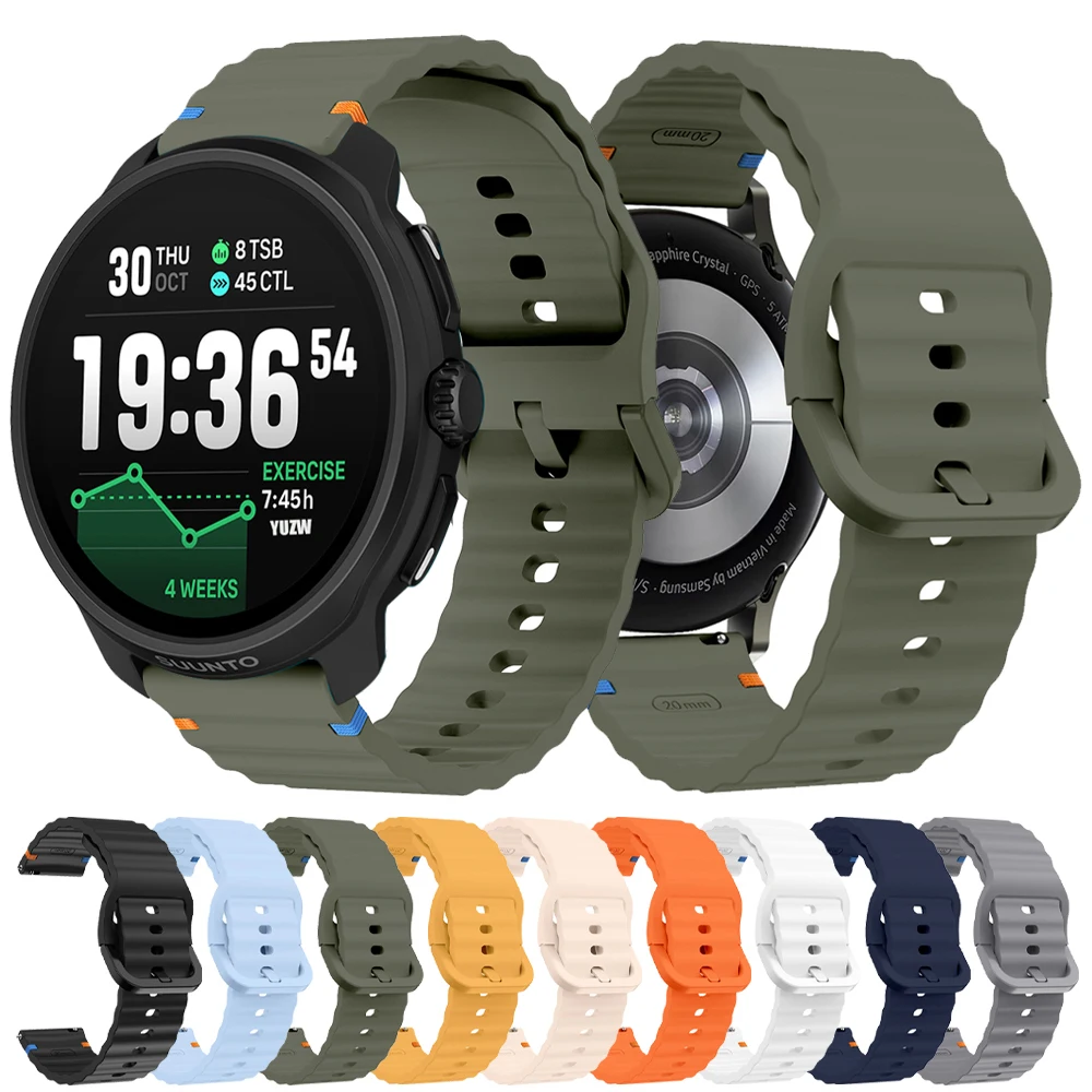 20 22 mm Sportarmband für COROS Pace 3 2 Wellenarmband für COROS APEX 4 42 mm Apex 2 Pro 46 mm 42 mm Silikonband Smartwatch Correa Image
