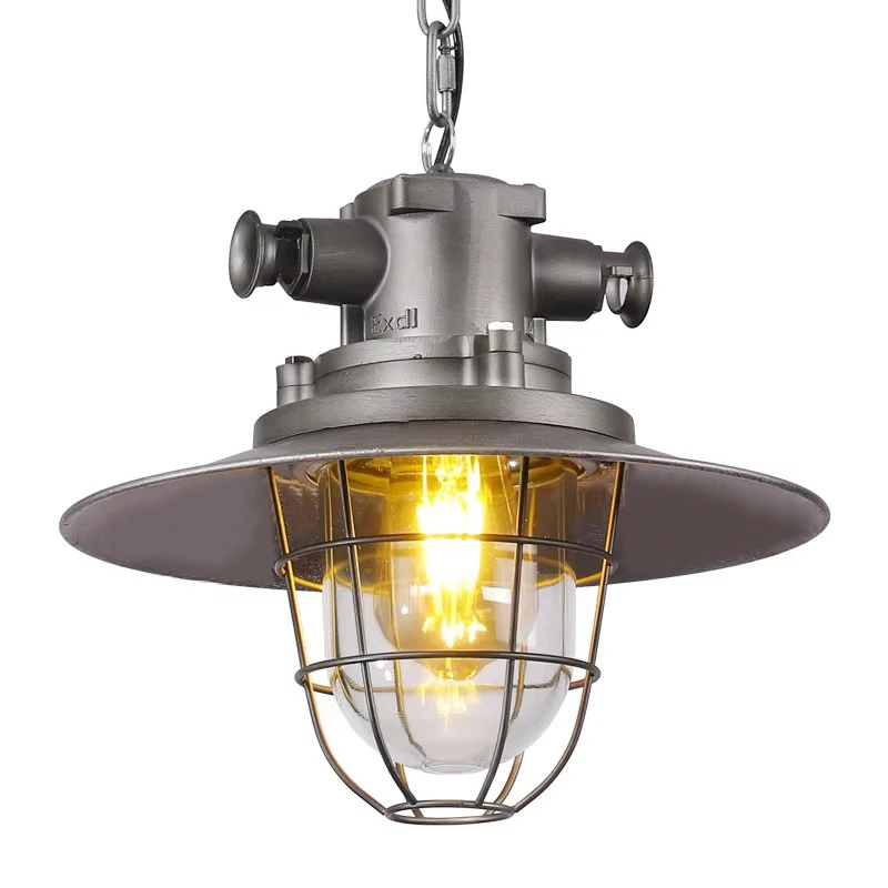 American Retro Loft Kronleuchter Silber Industrie Eisen Kronleuchter Cafe Pub Bar Studie Restaurant Esszimmer Küche Beleuchtung Lampe