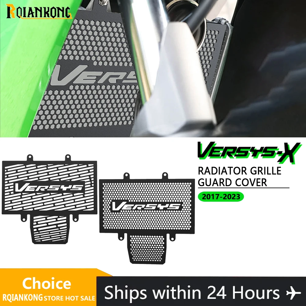 Motorrad Kühler Schutz Grille Abdeckung Schutz FÜR KAWASAKI Versys-X 300 VERSYS-X300 ABS Versys X 300 2017-2023 2022 KLE300 Image