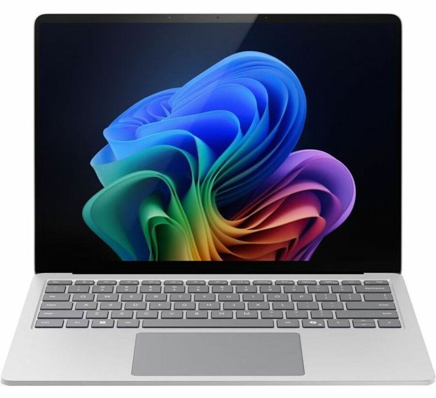 Microsoft Surface Laptop Copilot+ PC 13.8-Inch Touchscreen Snapdragon X Plus X1P-64-100 16GB RAM 512GB SSD Qualcomm Adreno Graphics in Platinum