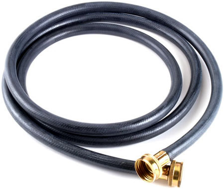 Abt 6 Foot Hot And Cold Rubber Washing Machine Hose 2-Pack
