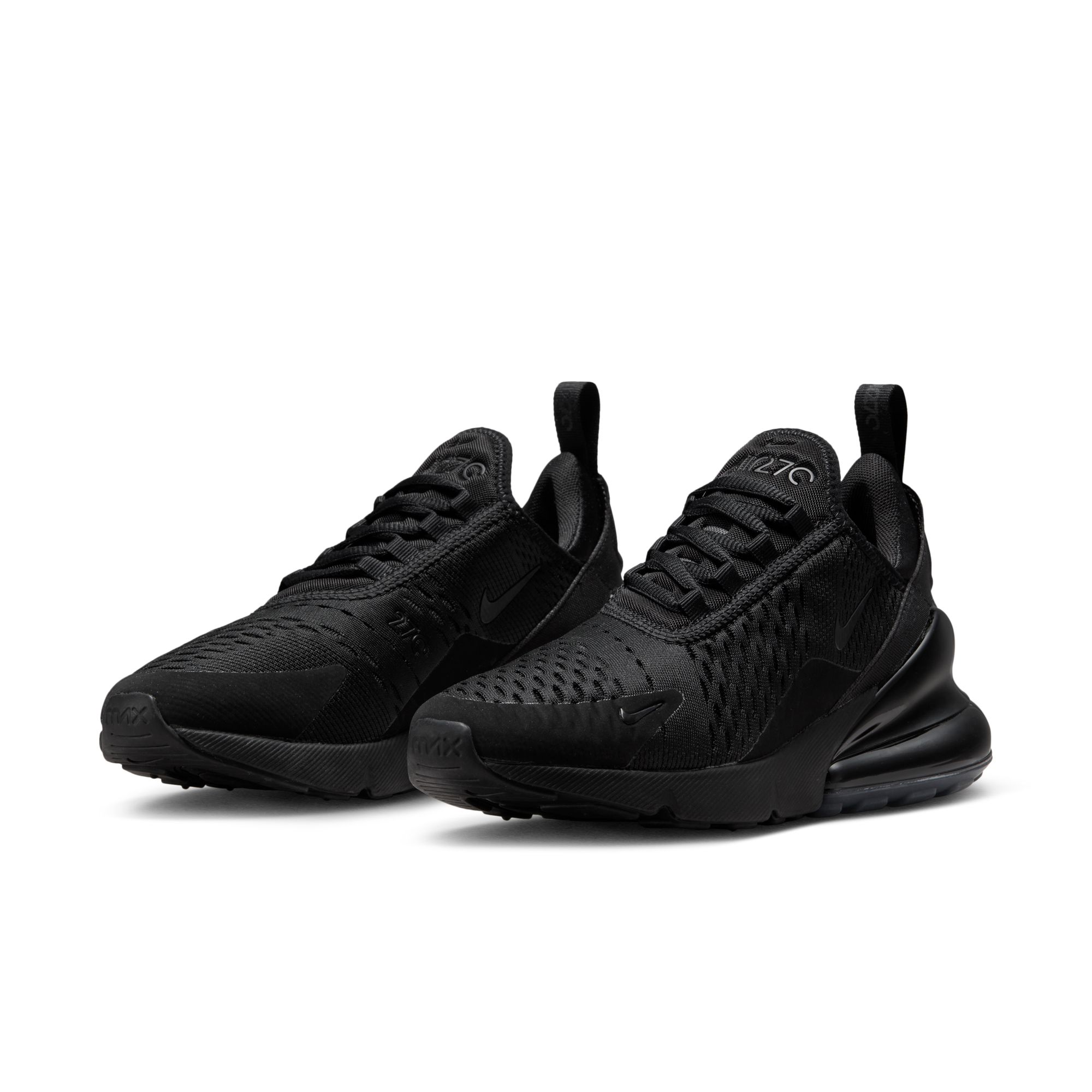 Sneaker NIKE SPORTSWEAR "W AIR MAX 270", Damen, Gr. 41, schwarz, schwarz, schwarz, Synthetik, Textil, Schuhe Sneaker