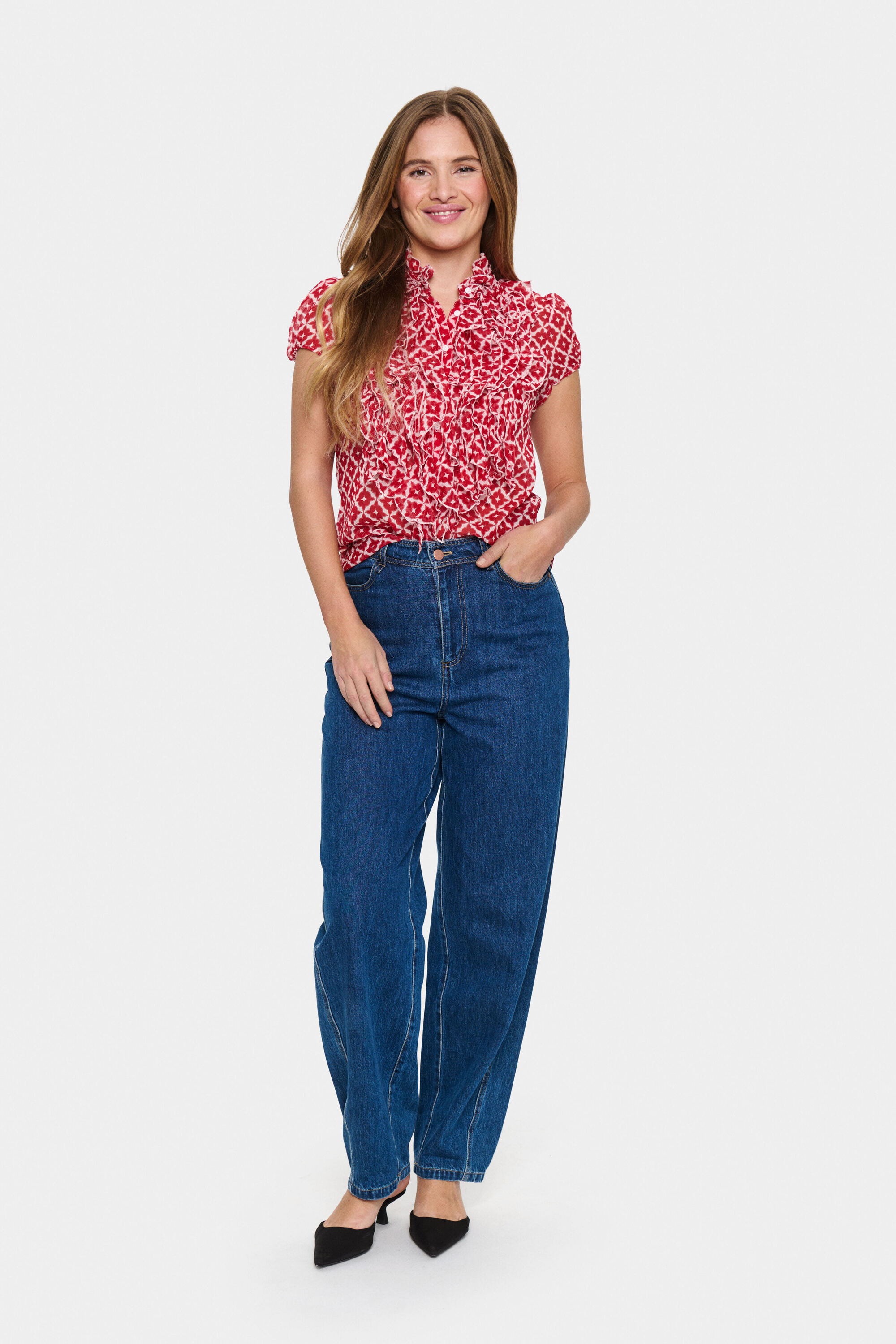 Langarm - Hemd LiljaSZ Langarm - Hemd Gerade Passform Image