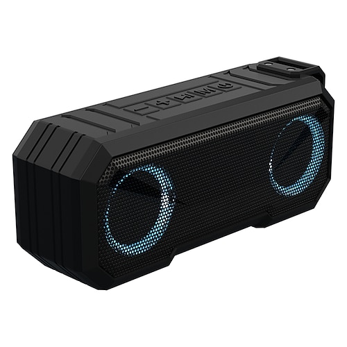 Nouvelle enceinte portable sans fil X8 (2025) avec caisson de basses haute puissance, étanche IPX6, éclairage RGB 7 couleurs et effets festifs dynamiques, longue autonomie, connexion sans fil, entrées
