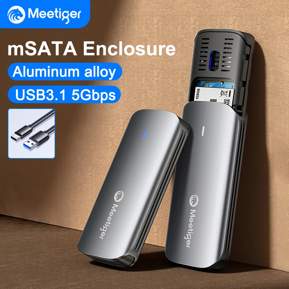 Meetiger – boîtier Mini mSATA SSD en alliage d