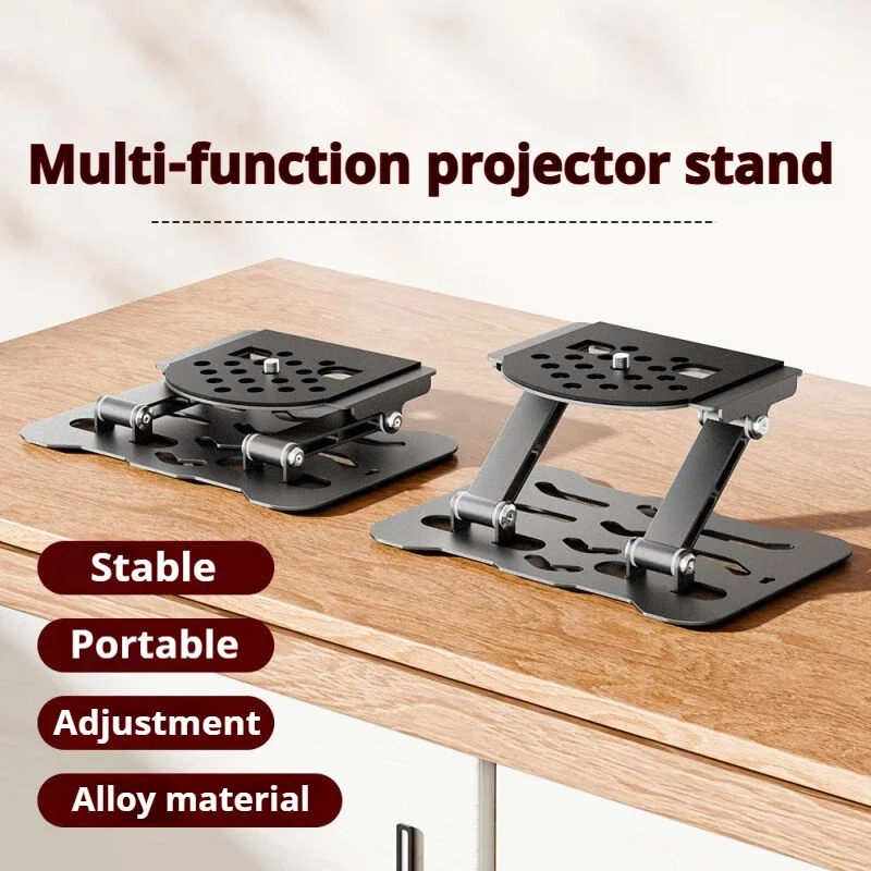 Adjustable Projector Brackets Desktop Holder Mobile Projector Stand Wall Mounted Removable Projector Support Ceiling Bracket