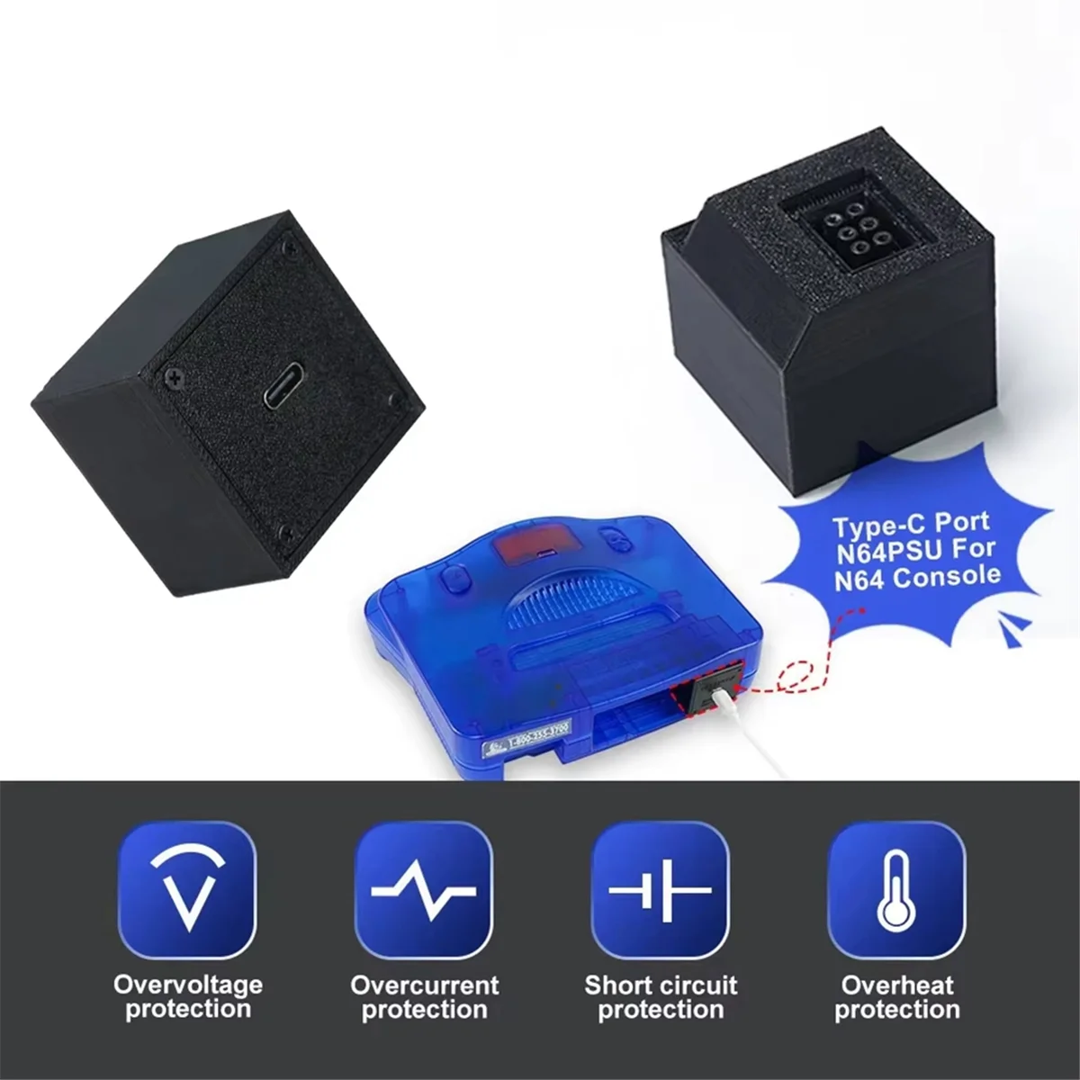 A45U 15 V/3 A Ersatz N64PSU Board Typ C PSU Mod für 64 Netzteil Board für N64 Spielkonsole Image