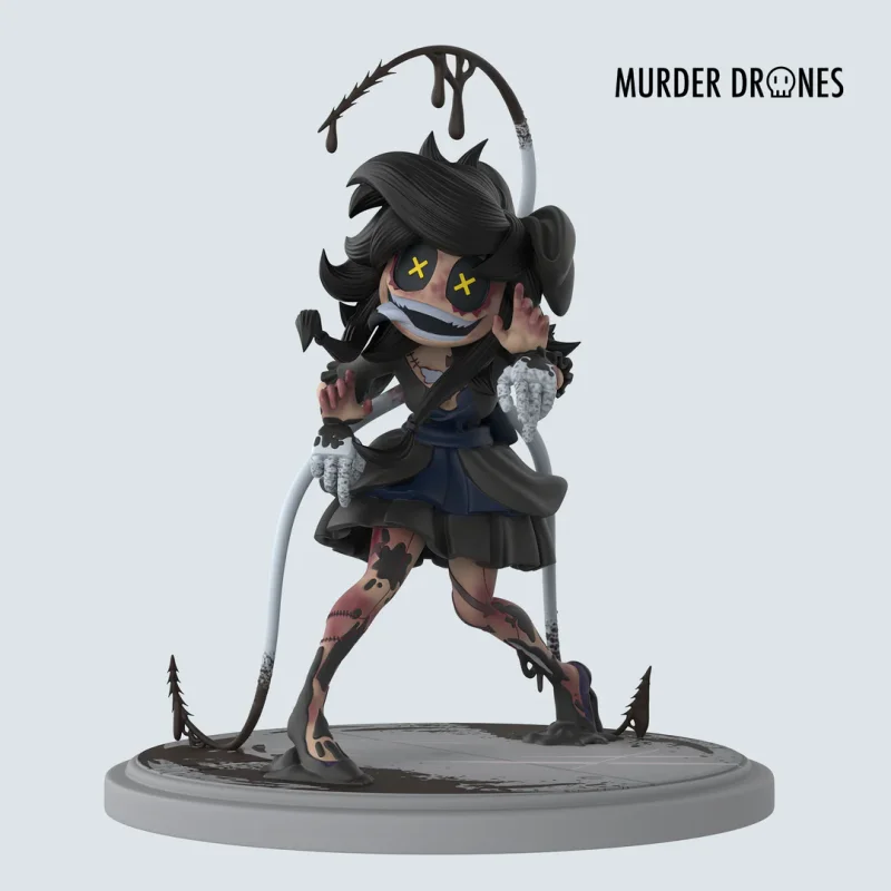 Mord Drohnen Cyn AniMEGAZ Anime Figur Original PVC Sammlerstück Modell Neue Bösewicht Merch Niedliches Spielzeug Kawaii Geschenk Desktop Dekoration Image