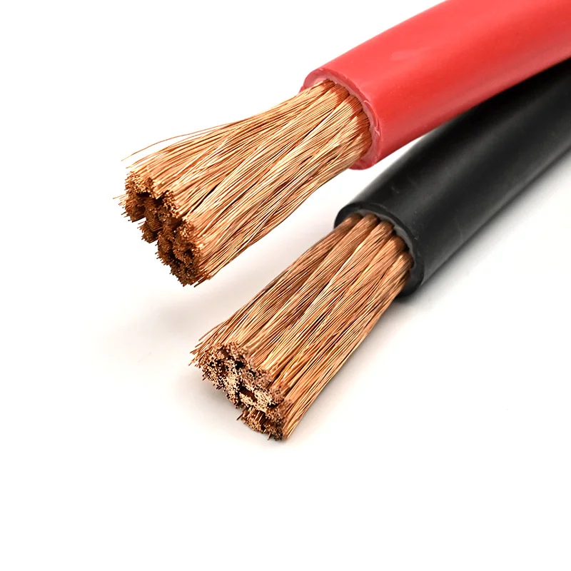 Hochwertiges Batteriekabel Rot Schwarz 16mm2 25mm2 35mm2 50mm2 70mm2 95mm2 PVC DC Stromkabel für Solar-Auto-Batterien Link Image