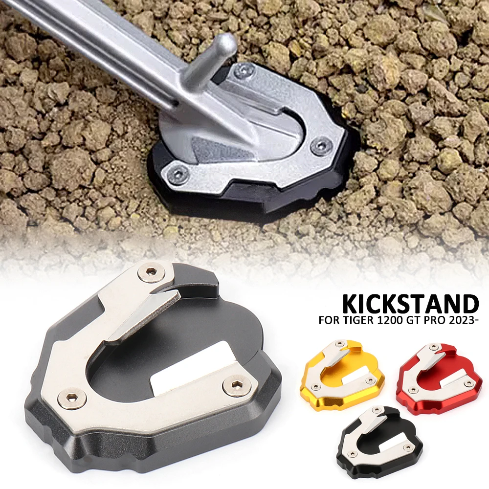Per Tiger 1200 GT Pro per TIGER 1200 GT Explorer 2023 2024 cavalletto per moto supporto laterale per cavalletto piastra di supporto per Pad di estensione