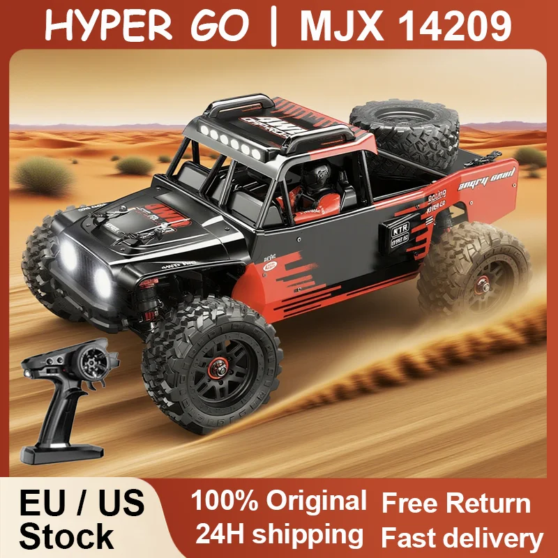 Hyper Go MJX 14209 75 km/h bürstenloses 1/14 RC-Auto 2,4 G Fernbedienung 4WD Off-Road Racing RC Truck Elektro-Hobby-Spielzeug