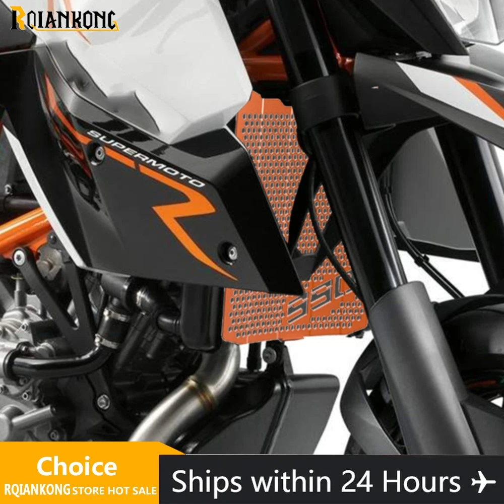 FÜR KTM 990 Supermoto SM-T SM-R SM SMT SM R LC8 Motorrad Kühler Schutz Abdeckung Grille Schutz 2009 2010 2011 2012 2013 2014 Image