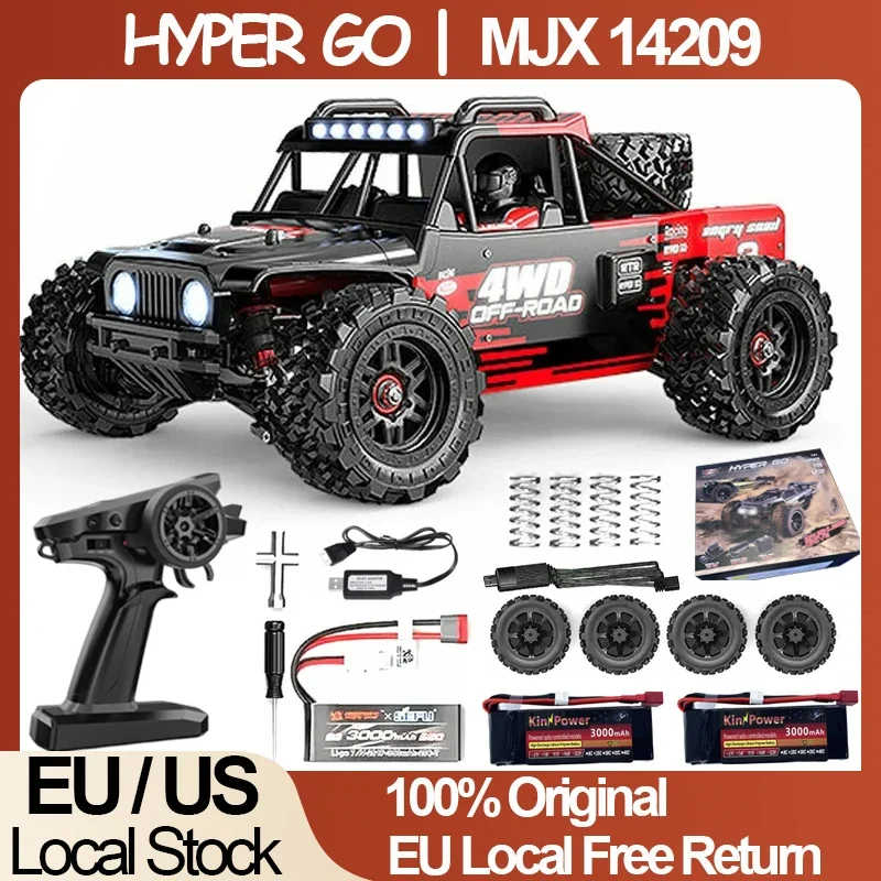 MJX 14209 14210 V3.0 1/14 RC Auto 4WD Hyper Go 75 km/h Bürstenlosen 2,4G Fernbedienung Lkw Off-road Racing RC Lkw Hobby RC Spielzeug