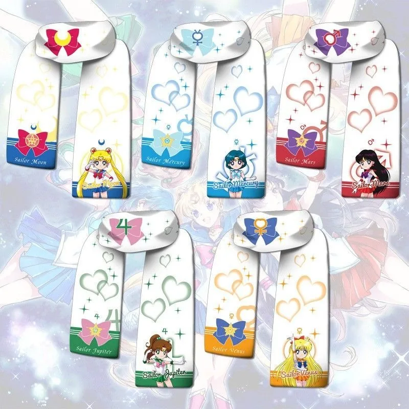 Sailor Moon Tsukino Usagi Student Warmer Schal Anime Charaktere Kinder Bequemer Outdoor Winter Polyester Warmer Schal Geschenke Image