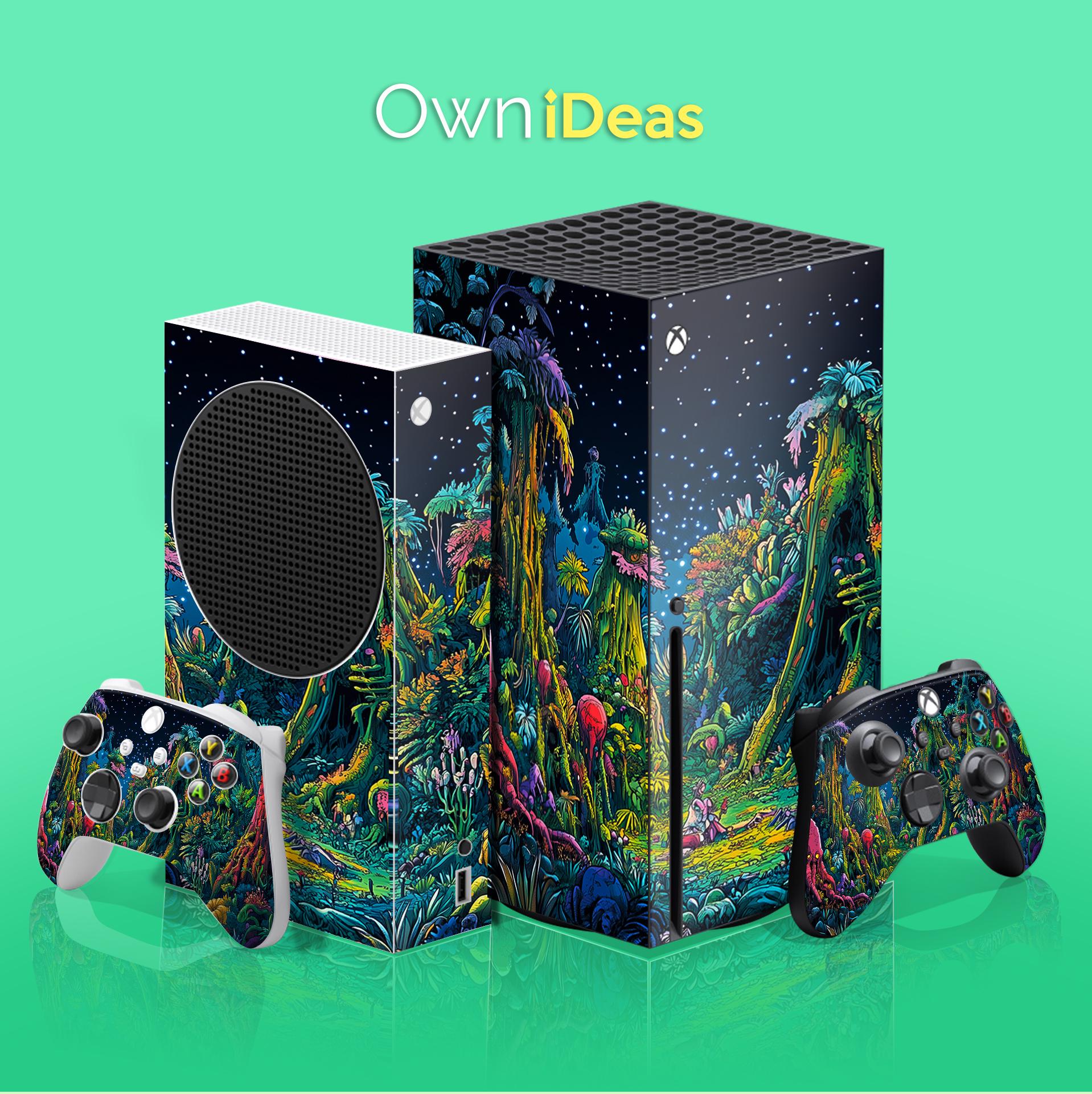 Xbox Series S Console 3 M Skin Fluorescente Dream Design Motivo Personalizzabile Regalo di Compleanno per Serie X Digitale Xbox Series X Xbox One Xbox
