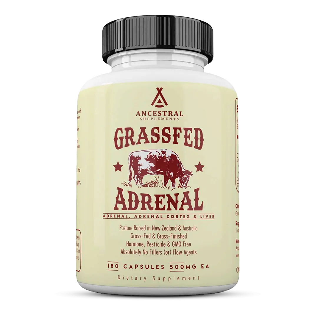Ancestral Supplements - Grass Fed Beef Adrenal - Dietary Supplement