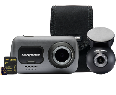 Nextbase 622GW Pro Bundle – 4K Dual Channel Dash Cam + 128GB SD, WiFi, Parking Mode, Bluetooth, GPS, Image Stabilisation, SOS, Enhanced Night Mode