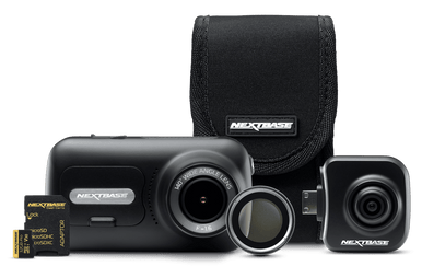 Nextbase 322GW Full Cabin Bundle – Full HD Front & Cabin View Dash Cam + 32GB SD, WiFi, Parking Mode, GPS, SOS
