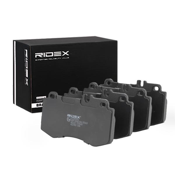 RIDEX Bremsbelagsatz MERCEDES-BENZ 402B0983 0054207720,0054208520,0074204920 A0054208520,A0074204920,A0074206320,0004208204,0074206320,0074206420 Image