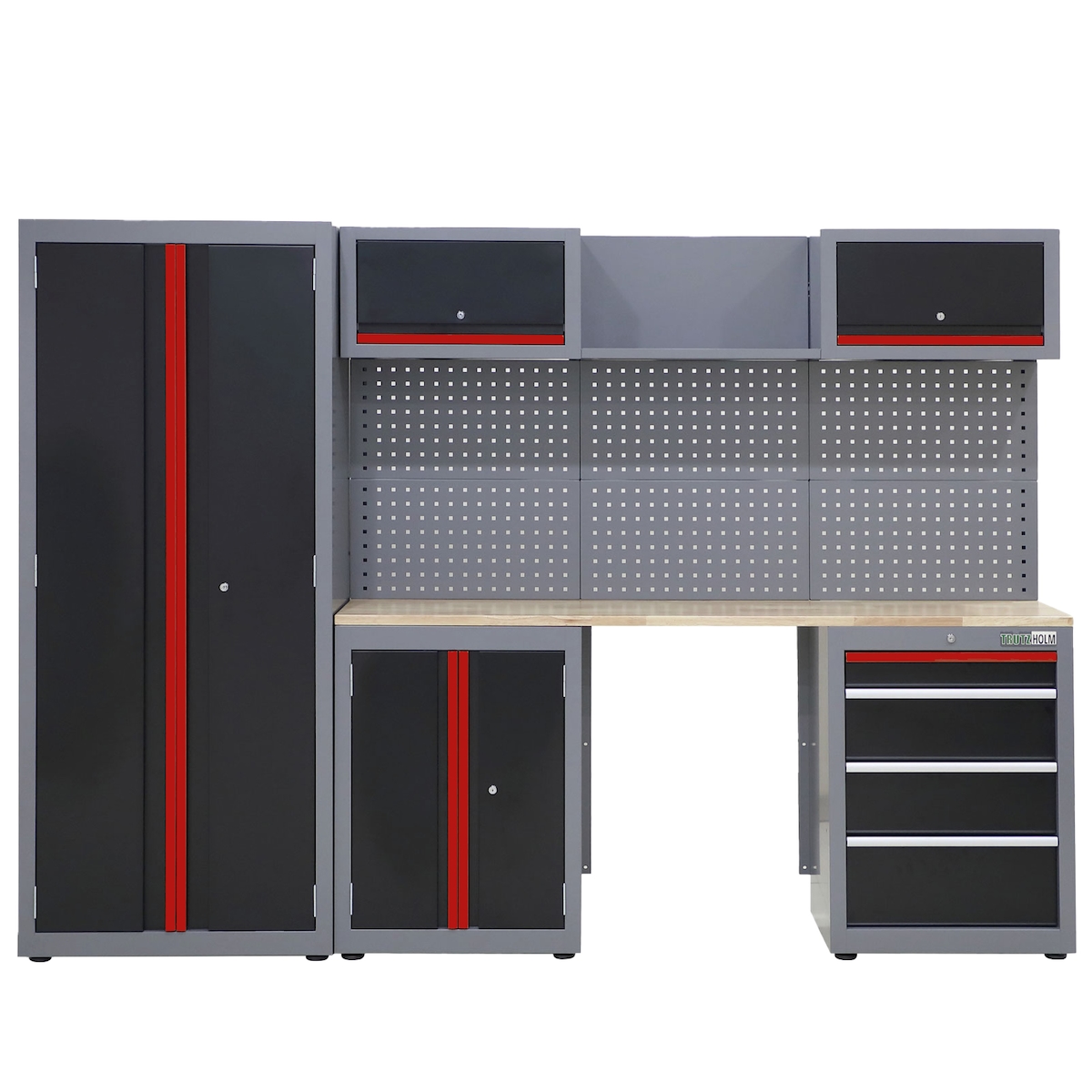 Werkstattwand 13-tlg. Werkstattschranksystem modular 260 x 183 cm Image