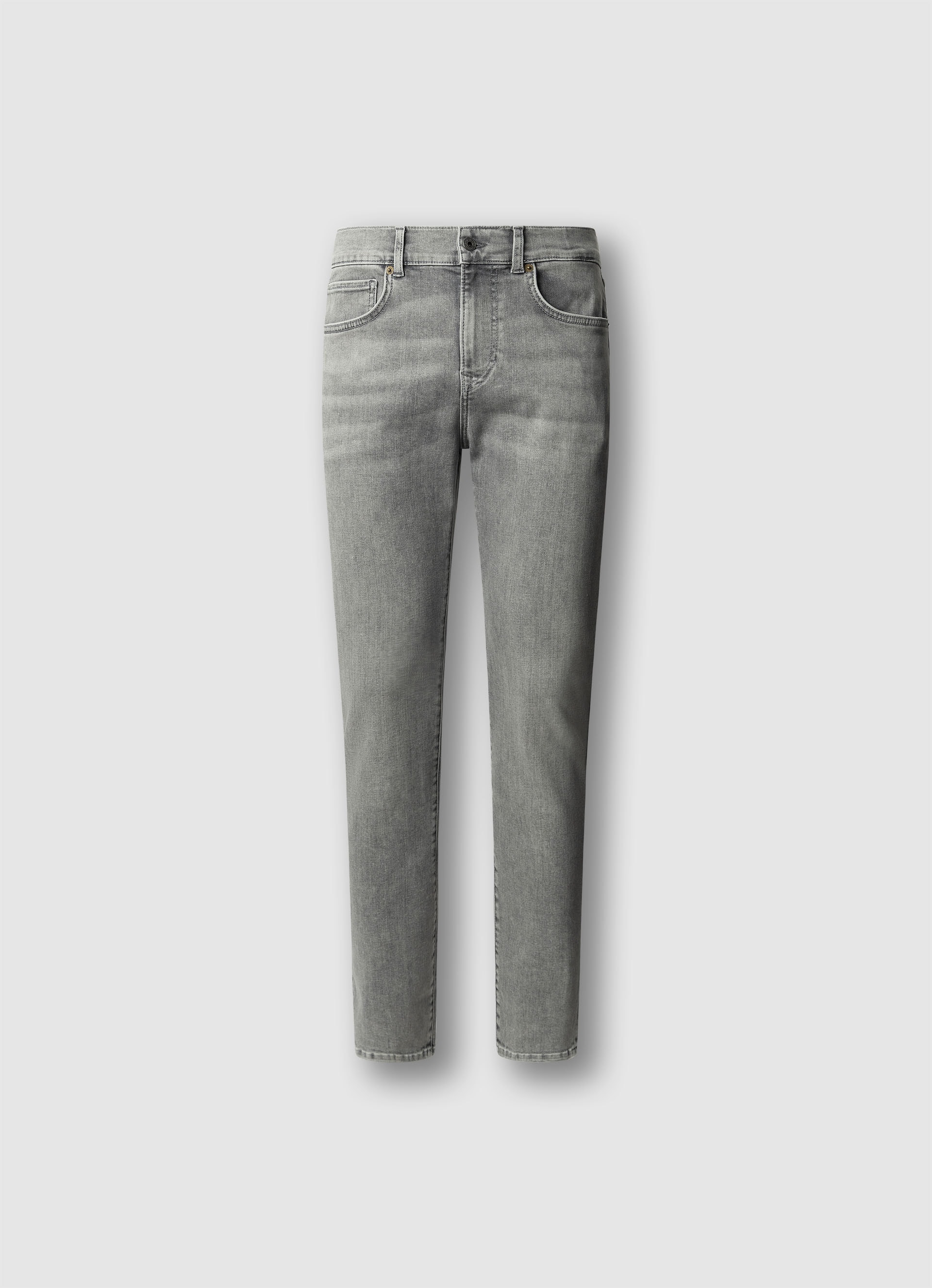 Slim-fit-Jeans PEPE JEANS "SLIM JEANS HATCH", Damen, Gr. 36, Länge 32, grau washed, Denim/Jeans, Obermaterial: 84% Baumwolle, 15% Polyester, 1% Elasthan, slim fit, Jeans Slim-fit-Jeans