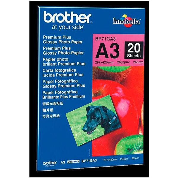 Brother Fotopapier Premium Plus DIN A3 260 g/m² 20 Blatt Image